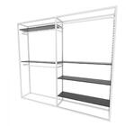 Arara Closet, Estilo Industrial, Guarda Roupas Aberto Com 20