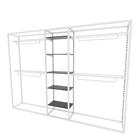 Arara Closet, Estilo Industrial, Guarda Roupas Aberto Com 22