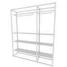 Arara Closet, Estilo Industrial, Guarda Roupas Aberto Com 22