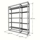 Arara Closet, Estilo Industrial, Guarda Roupas Aberto Com 22