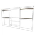 Arara Closet, Estilo Industrial, Guarda Roupas Aberto Com 23