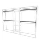 Arara Closet, Estilo Industrial, Guarda Roupas Aberto Com 23