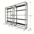 Arara Closet, Estilo Industrial, Guarda Roupas Aberto Com 24