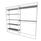 Arara Closet, Estilo Industrial, Guarda Roupas Aberto Com 25