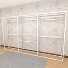 Arara Closet, Estilo Industrial, Guarda Roupas Aberto Com 25