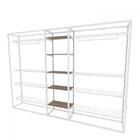 Arara Closet, Estilo Industrial, Guarda Roupas Aberto Com 26