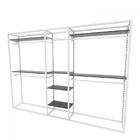 Arara Closet, Estilo Industrial, Guarda Roupas Aberto Com 30