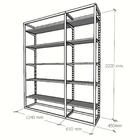 Arara Closet, Estilo Industrial, Guarda Roupas Aberto Com 32