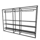 Arara Closet, Estilo Industrial, Guarda Roupas Aberto Com 33