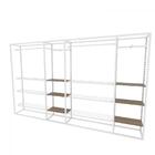 Arara Closet, Estilo Industrial, Guarda Roupas Aberto Com 34