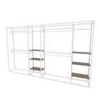 Arara Closet, Estilo Industrial, Guarda Roupas Aberto Com 34