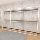 Arara Closet, Estilo Industrial, Guarda Roupas Aberto Com 35