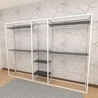 Arara Closet, Estilo Industrial, Guarda Roupas Aberto Com 37