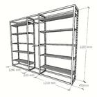 Arara Closet, Estilo Industrial, Guarda Roupas Aberto Com 37