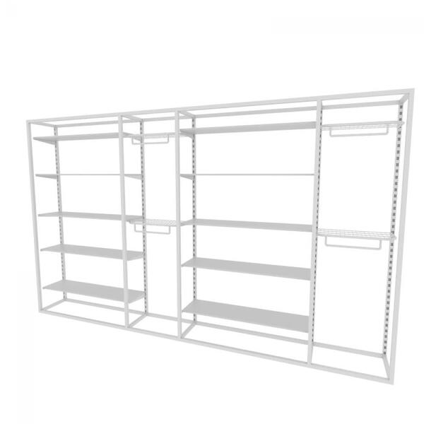 Arara Closet, Estilo Industrial, Guarda Roupas Aberto Com 38