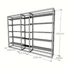 Arara Closet, Estilo Industrial, Guarda Roupas Aberto Com 38