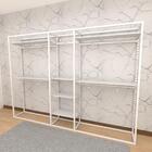 Arara Closet, Estilo Industrial, Guarda Roupas Aberto Com 38