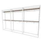 Arara Closet, Estilo Industrial, Guarda Roupas Aberto Com 39