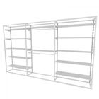 Arara Closet, Estilo Industrial, Guarda Roupas Aberto Com 41