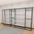 Arara Closet, Estilo Industrial, Guarda Roupas Aberto Com 42