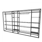 Arara Closet, Estilo Industrial, Guarda Roupas Aberto Com 42