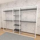 Arara Closet, Estilo Industrial, Guarda Roupas Aberto Com 42