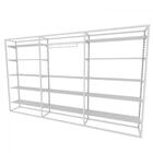 Arara Closet, Estilo Industrial, Guarda Roupas Aberto Com 43