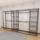 Arara Closet, Estilo Industrial, Guarda Roupas Aberto Com 46