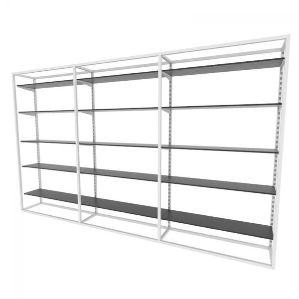 Arara Closet, Estilo Industrial, Guarda Roupas Aberto Com 48