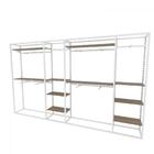 Arara Closet, Estilo Industrial, Guarda Roupas Aberto Com 52