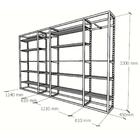 Arara Closet, Estilo Industrial, Guarda Roupas Aberto Com 56