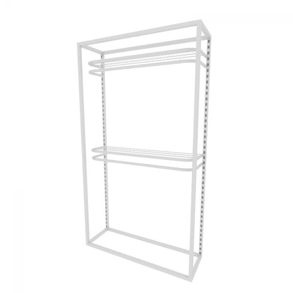 Arara Closet, Estilo Industrial, Guarda Roupas Aberto Com 5 P