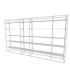 Arara Closet, Estilo Industrial, Guarda Roupas Aberto Com 64