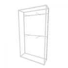 Arara Closet, Estilo Industrial, Guarda Roupas Aberto Com 7 P