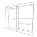 Arara Closet, Estilo Industrial, Guarda Roupas Aberto Com 8 P