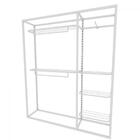 Arara Closet, Estilo Industrial, Guarda Roupas Aberto Com 9 P