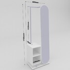 Arara Com Espelho Jade Branca E Aveiro