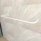 Arara De Cremalheira Simples 100x30 Cm 1 Branco Modelo Clst2b