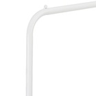 Arara De Metal Carrinho Com 2 Prateleiras E Rodinhas Oikos