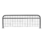 Arara de Parede com Prateleira Ping em Metal Preto 120cm Zamar