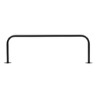 Arara de Parede em Metal Preto 90cm Zamar