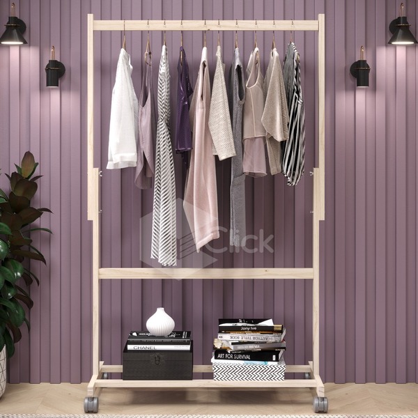 Arara De Roupa  Para Quarto  Decorativa