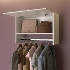 Arara De Roupas Cabideiro De Madeira Closet Multiuso