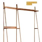 Arara De Roupas Em Aço Begônia Cabecasa Madeiraoriginals Cobre