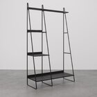 Arara De Roupas Em Aço Begônia Cabecasa Madeiraoriginals Pret