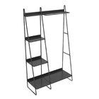 Arara De Roupas Em Aço Begônia Cabecasa Madeiraoriginals Pret