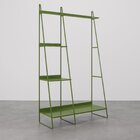 Arara De Roupas Em Aço Begônia Cabecasa Madeiraoriginals Verd