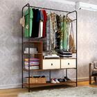 Arara De Roupas Industrial Potts Preto Canela Off White