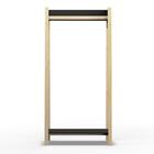 Arara Duo 1 Prateleira - Preta