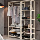Arara Dupla  Organizadora Decorativa Com 6 Prateleiras Rustic